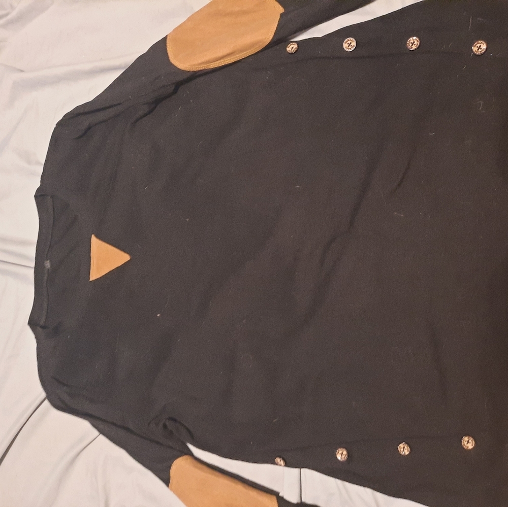 Black and tan over sized sweater